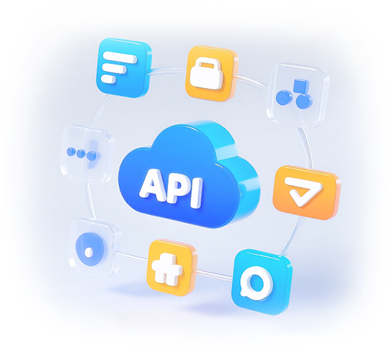 Custom IT Solution Concept Diagram